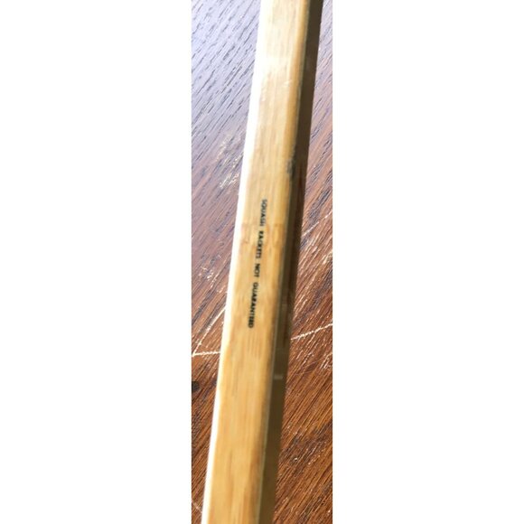 Vintage Bancroft FRS Squash Racquet Genuine Bamboo Laminated Frame Power Pads - Picture 7 of 10